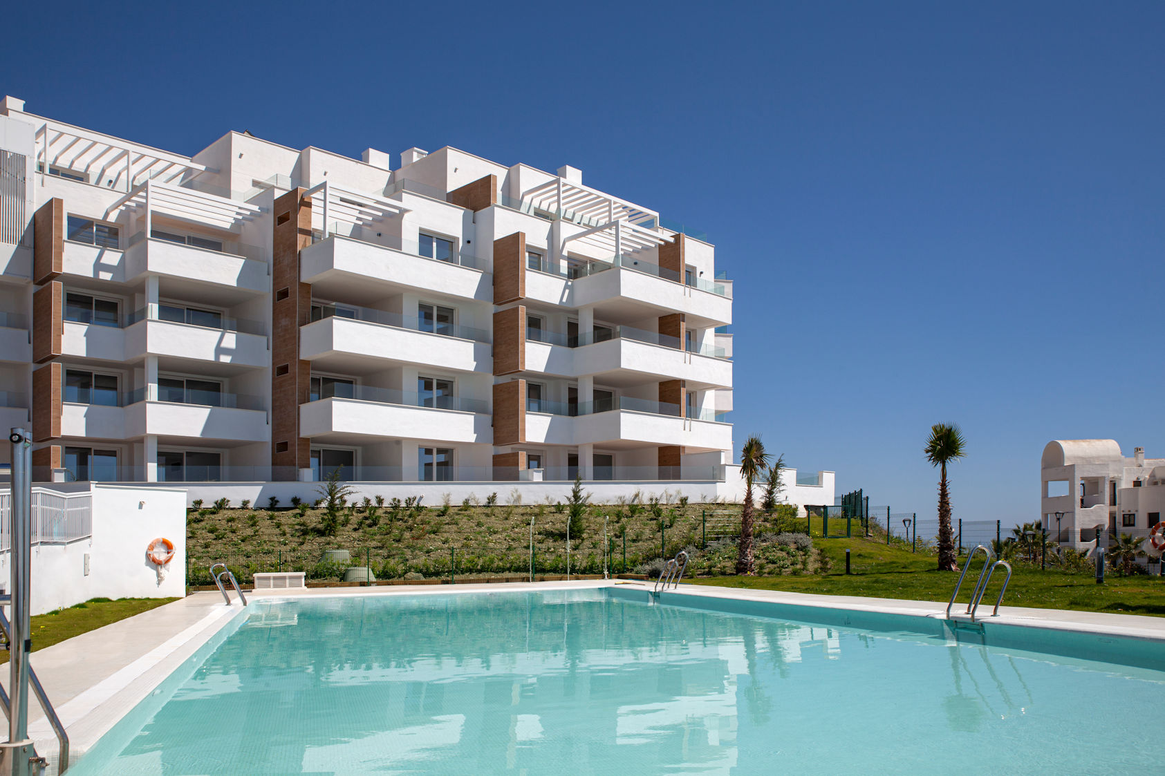 Luxury apartments under construction between Torrox Costa and Nerja


